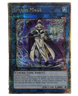 Splash Mage Quarter Century Secret Rare RA04-EN080 Quarter Century Stampede NM!